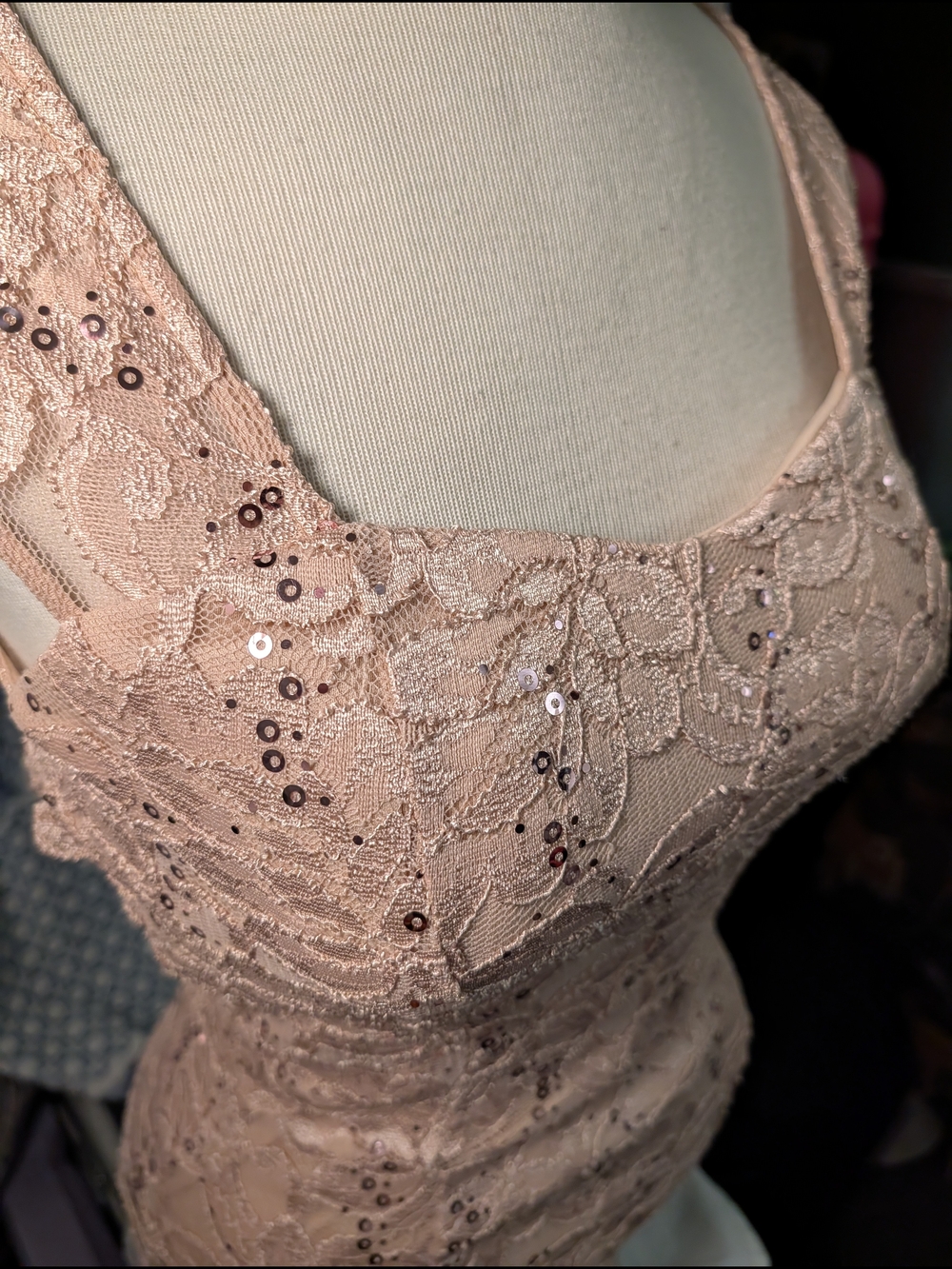 sweet tart pink maxi dress | laced sequins = blushing | pearl buttoned back